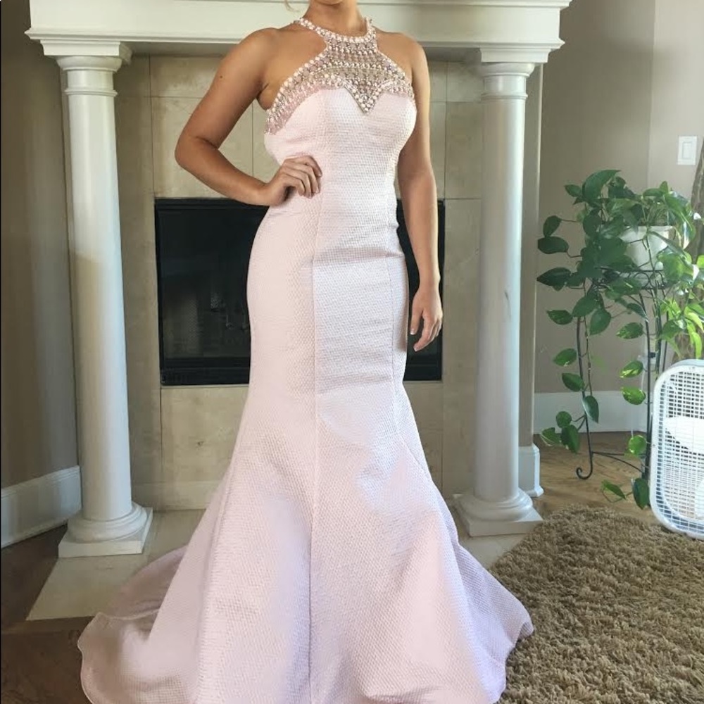 Blush Prom Dress (Size 6)